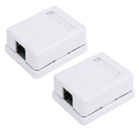 rj45 junction box|rj45 surface mount box.